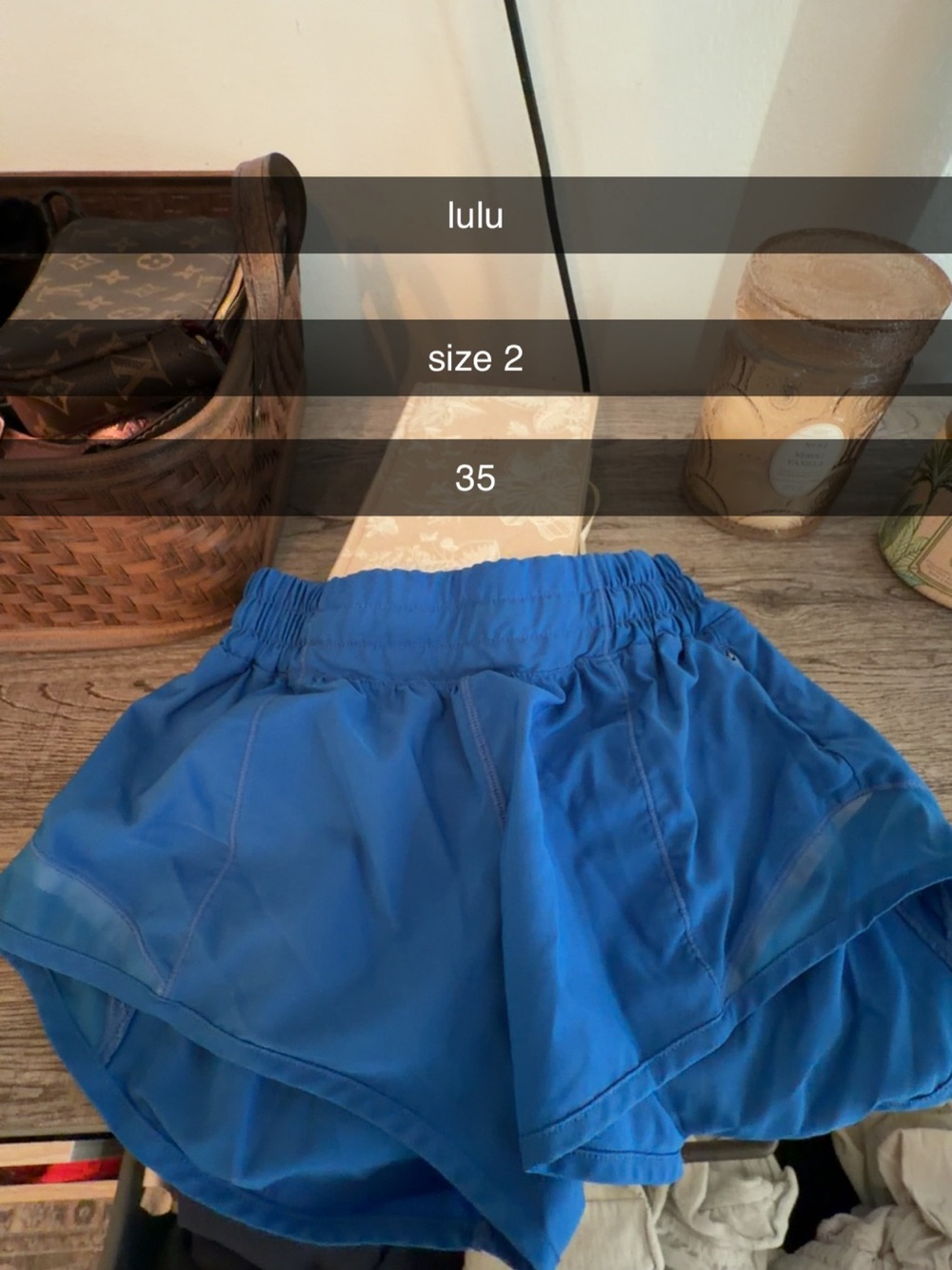 lululemon athletica Women's Athletic Shorts — Bright Blue
